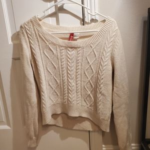 H&M cable knit sweater